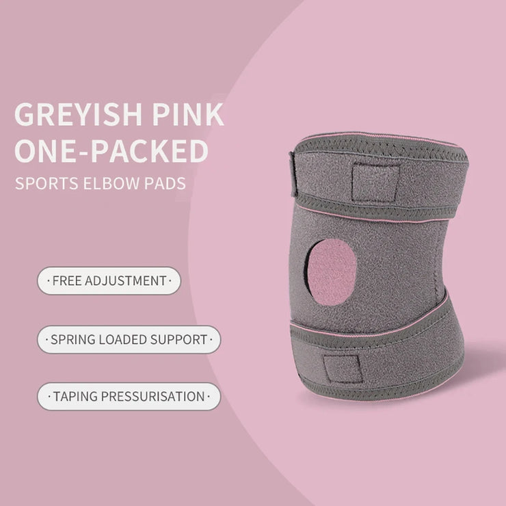 1Pcs Elbow Support Gym Sport Elbow Protective Pad Elastic Sleeve Elbow Brace Absorb Sweat Sport Basketball Volleyball Tennis Arm