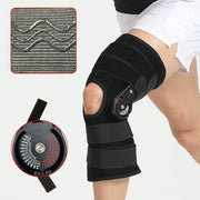 Adjustable knee joint fixation support bracket for leg fracture, knee bone fracture, meniscus rehabilitation knee protection
