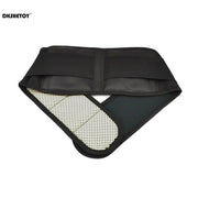 Adjustable waist support wraps with self-heating technology for lower back support and pain relief.