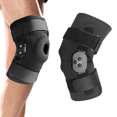 Knee Brace Knee Brace Adjustable Knee Support with Lateral Stabilization Locking Knee Pain Arthritic Anterior Meniscus Tear