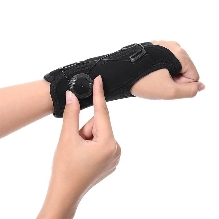 Sports Wrist Strap Fitness Wrist Strap For Fixed Sprain Knob Aluminum Strip Support Brace Fits The Curvature Of The Palm