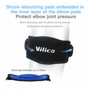 1 PCS Elbow Protection Strap Elbow Soft Cushion Support Strap Knee Support Basketball Tennis Badminton Epicondylitis Elbow Pad