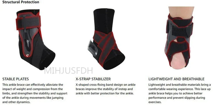 Ankle brace for sprained ankle