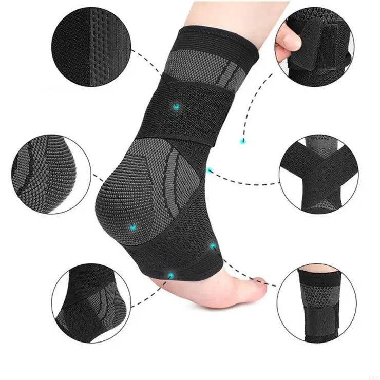 Ankle sleeve for sprained ankle