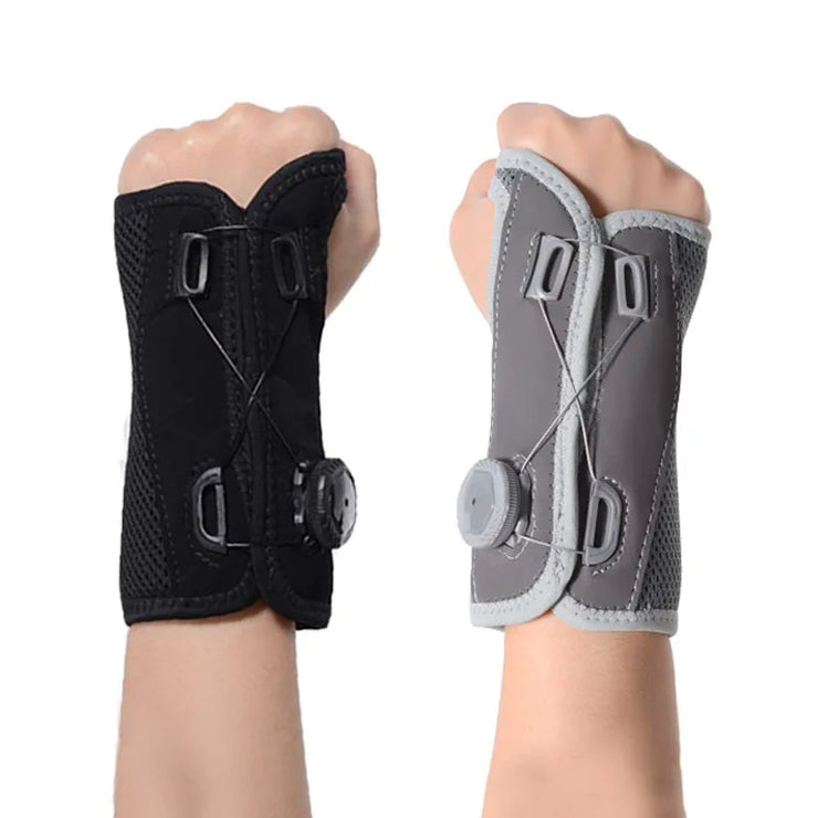 Sports Wrist Strap Fitness Wrist Strap For Fixed Sprain Knob Aluminum Strip Support Brace Fits The Curvature Of The Palm