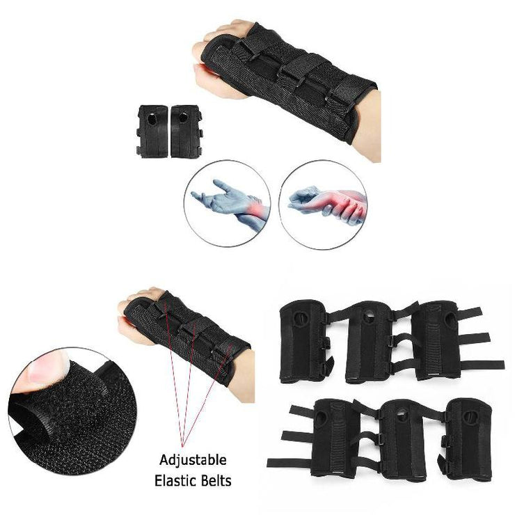 Adjustable wrist splint bander