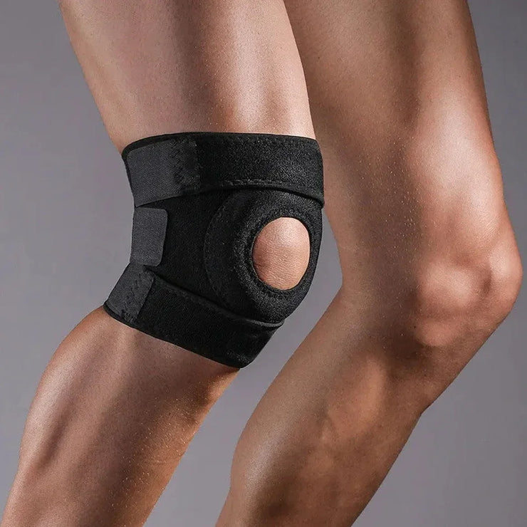 1 PCS Knee Support Brace with Open Patella Design and Adjustable Hook and Loop Closure for Running, Biking, Aerobics, Fitness