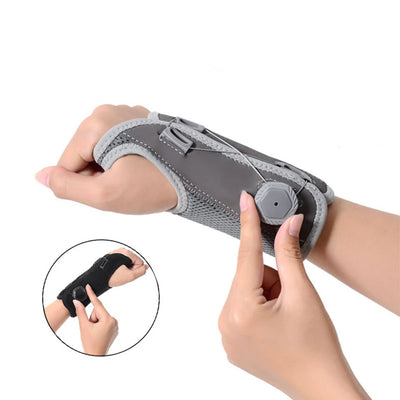 Sports Wrist Strap Fitness Wrist Strap For Fixed Sprain Knob Aluminum Strip Support Brace Fits The Curvature Of The Palm