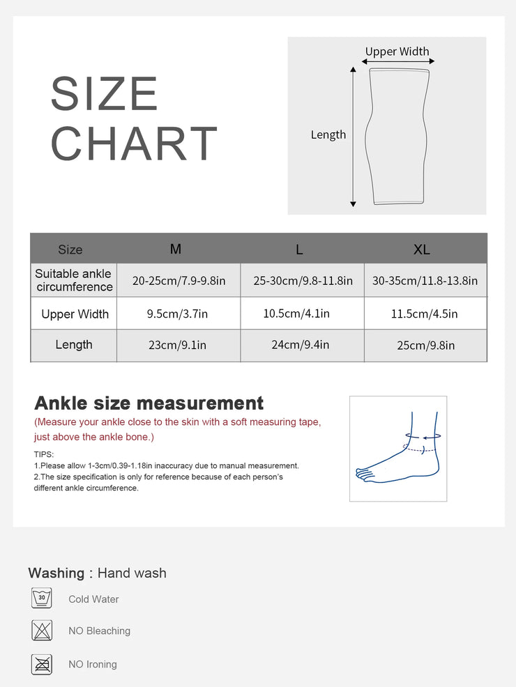 1 Pc Breathable Comfy Ankle Support Sleeve for Hiking Jogging 7409B