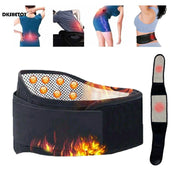 Adjustable waist support wraps for pain relief, featuring innovative heat therapy and comfortable design.