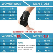 Ankle brace for sprained ankle