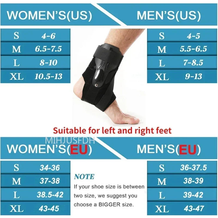 Ankle brace for sprained ankle