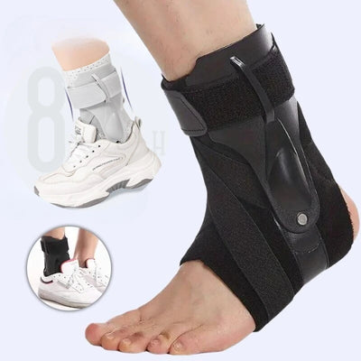 Ankle Brace for Sprained Ankle Support with Side Stabilizers for Men Women Ankle Splint Stabilizer Recovery Tendonitis Health