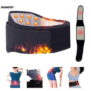 Adjustable waist support wraps with self-heating technology for effective lower back support and pain relief.
