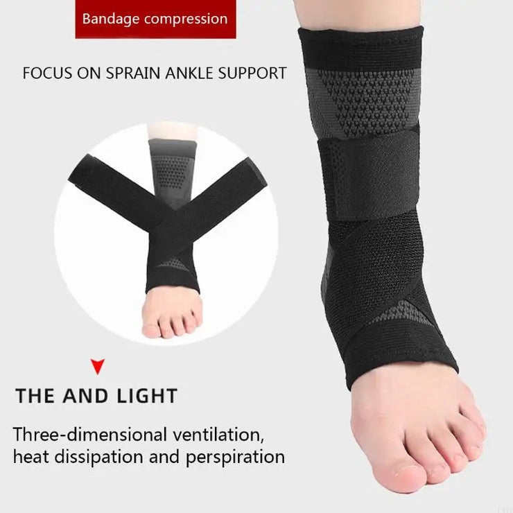 Ankle sleeve for sprained ankle